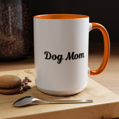 Dog Mom Accent Coffee Mug - Perfect Gift for Pet Lovers