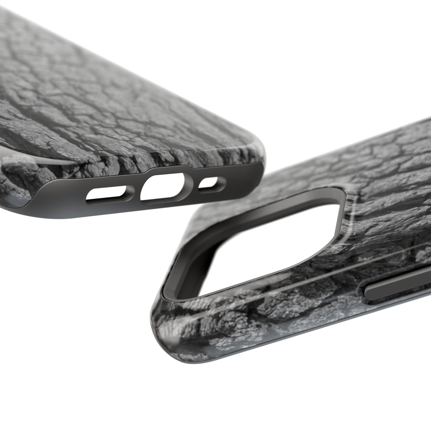 Bark Texture Magnetic Impact Phone Case