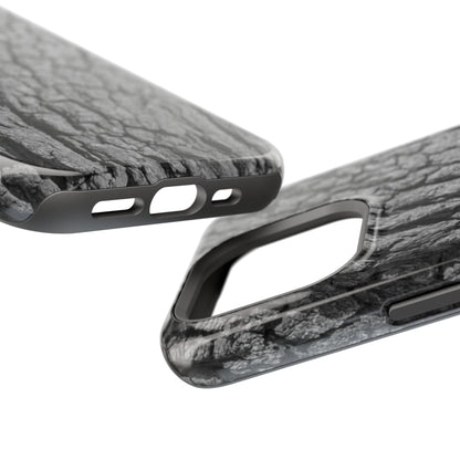 Bark Texture Magnetic Impact Phone Case