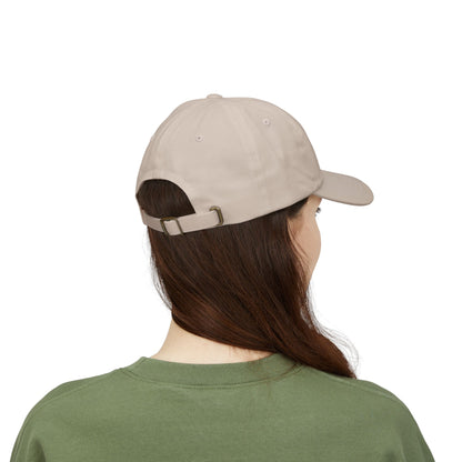 Dad Cap — "My anxiety has anxiety" Embroidered White Baseball Hat