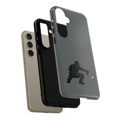 Printify baseball catcher phone case, tough protective cover for smartphones with baseball-themed design.