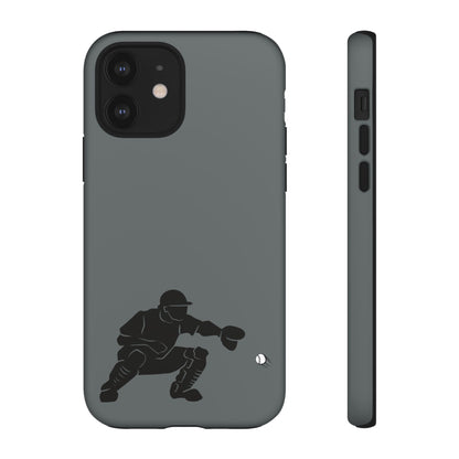 Baseball Catcher Phone Case, Sports Phone Accessory, Tough Cases, Gift for Athletes, Sports Fan Merchandise, Unique Design - TRV