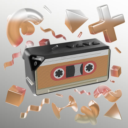 Retro Cassette Bluetooth Speaker, Vintage Music Lover Gift, Portable Sound System, Party Speaker, Nostalgic Audio Device