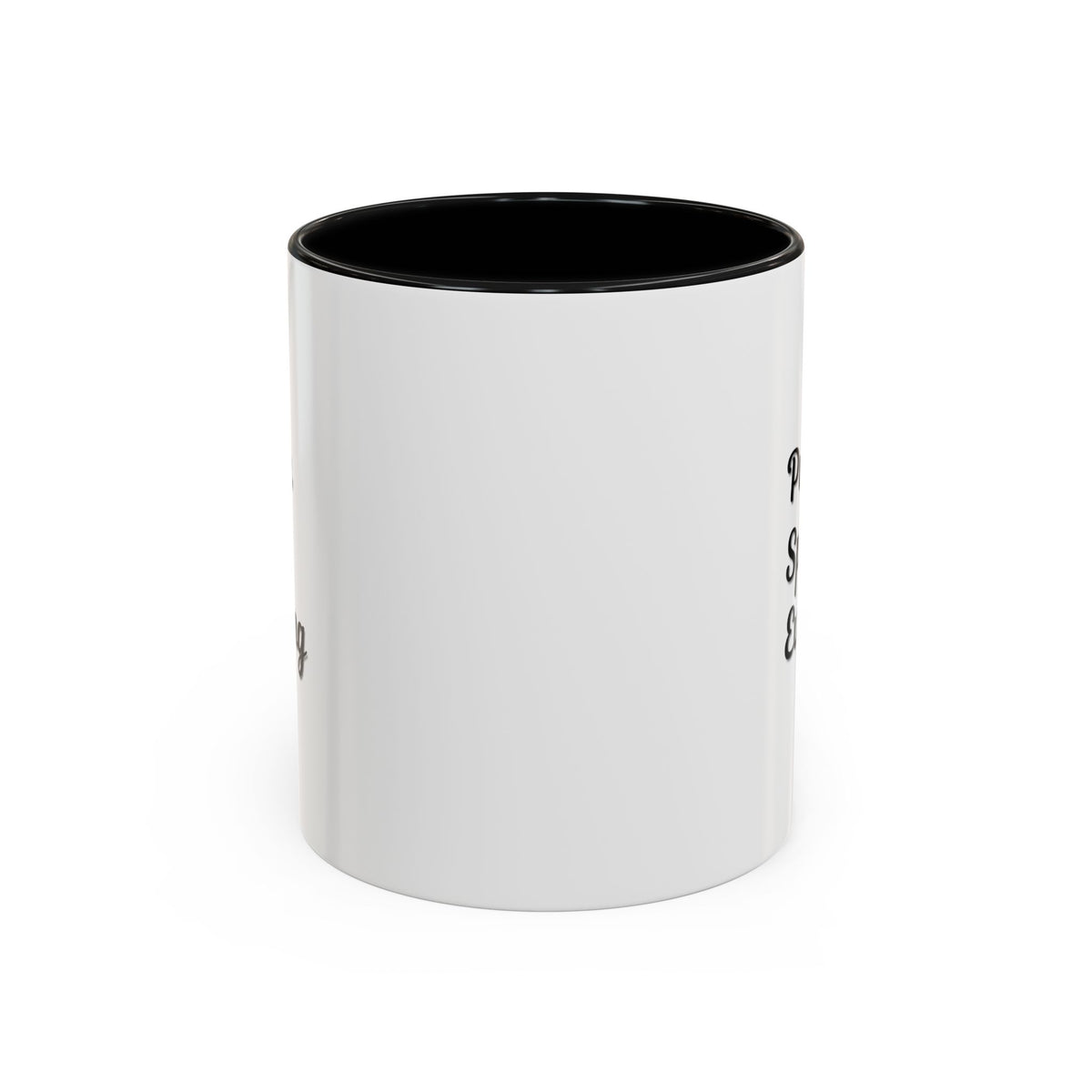 Pumpkin Spice Everything accent coffee mug by Printify, fall seasonal 11oz ceramic coffee cup with pumpkin and spice design.