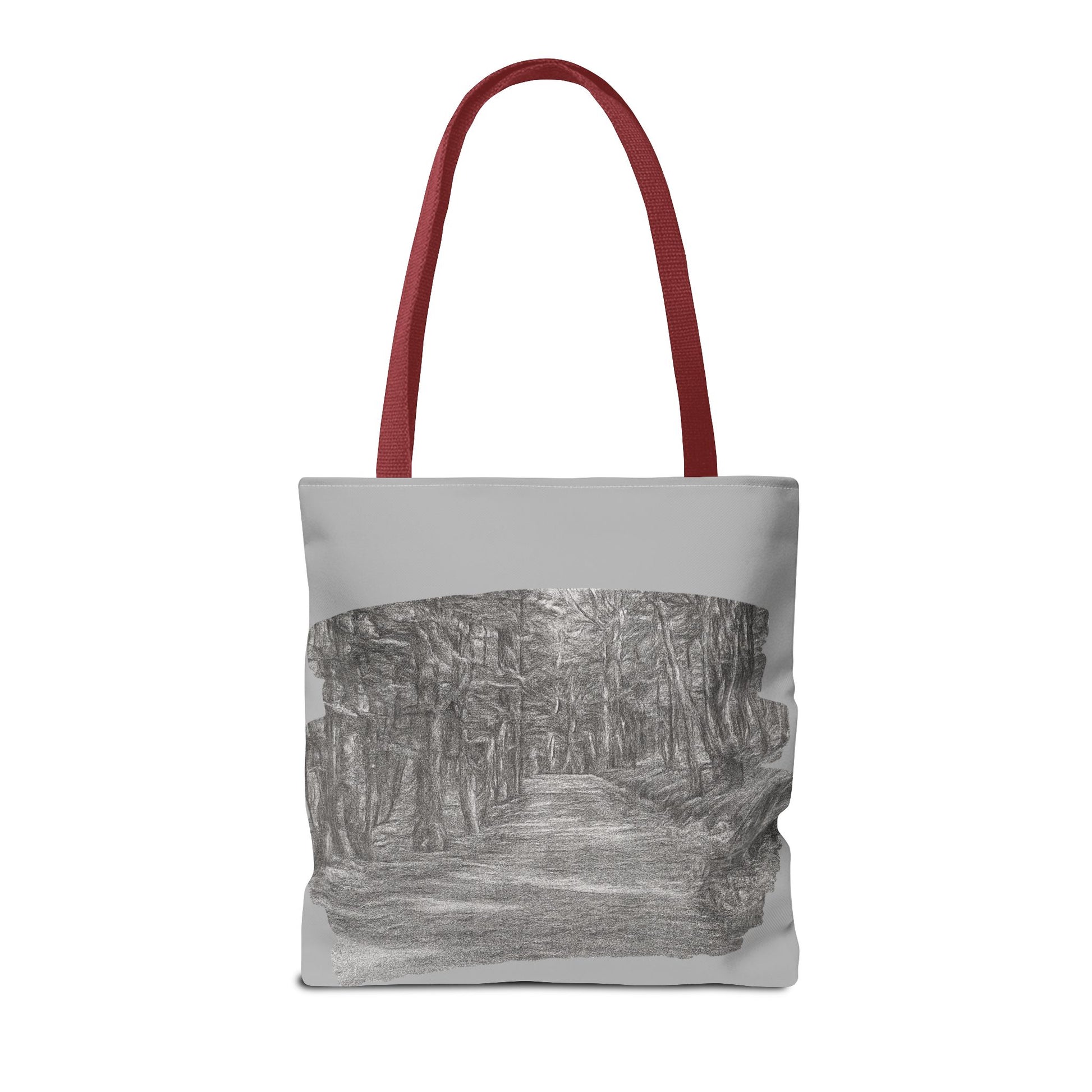 Scenic Path Tote Bag, Reversible Tote, Eco-Friendly Shopper, Outdoor Adventure Bag, Gift for Nature Lovers, Stylish Carryall - TRV