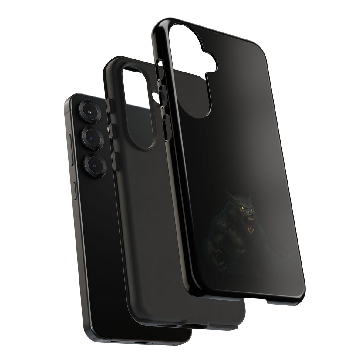 Werewolf Phone Case, dark monster graphic tough protective case - view 193