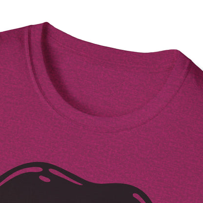 Edgy Graphic Unisex T-Shirt - Dripping Mouth Design, Cool Tee, Trendy Shirt, Hipster Top, Streetwear, Alternative Fashion, Holiday Gift