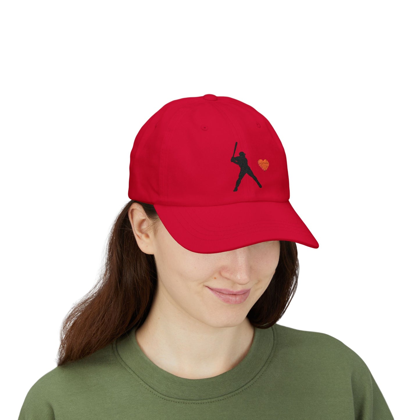 Baseball Love Dad Cap - Perfect Gift for Sports Dads, Father's Day, Casual Wear, Summer Style, Stylish Baseball Hat - TRV