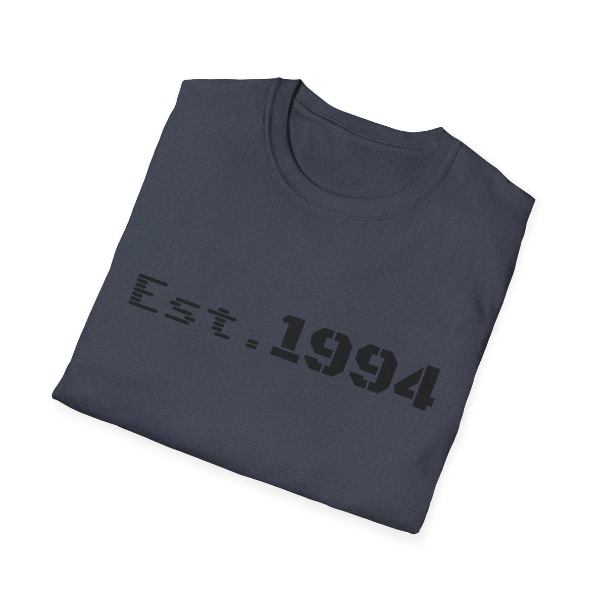 Vintage 1994 Est. graphic T-shirt by Printify featuring bold 1994 design on a casual cotton tee.