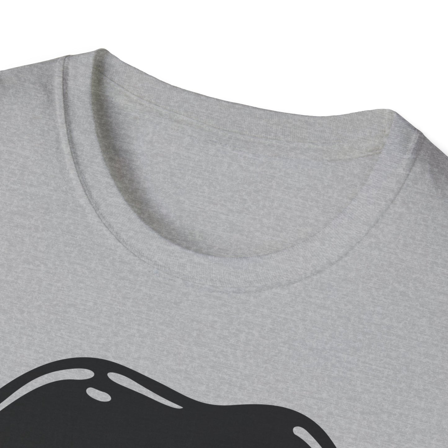 Edgy Graphic Unisex T-Shirt - Dripping Mouth Design, Cool Tee, Trendy Shirt, Hipster Top, Streetwear, Alternative Fashion, Holiday Gift