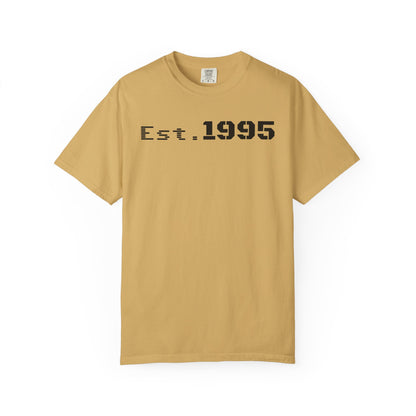 Vintage Est. 1995 T-Shirt, Retro Unisex Tee, Perfect Gift for Birthdays, Casual Wear, Nostalgic Apparel - TRV