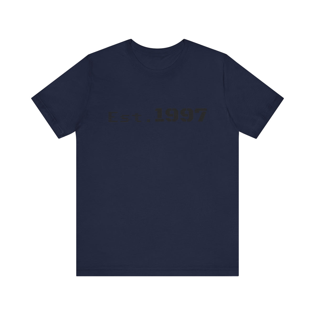 Vintage 1997 Established T-Shirt by Printify featuring a classic design and bold "Est. 1997" text on a comfortable cotton tee.
