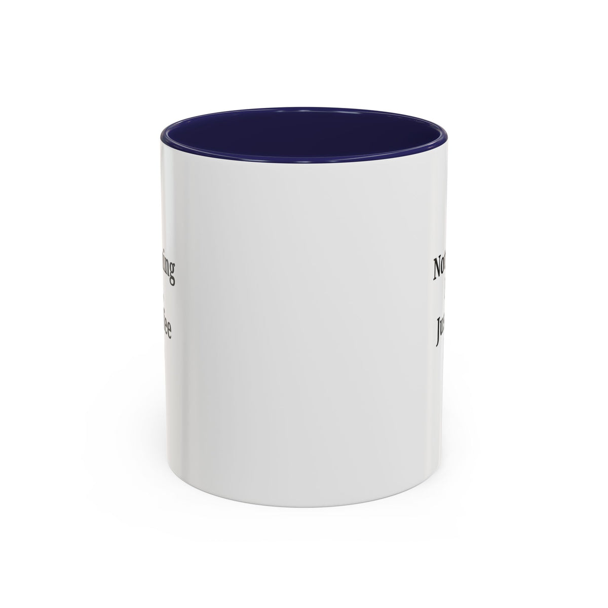 White ceramic coffee mug with "Not a Morning Person, Just a Coffee Person" printed text, ideal for morning beverage enjoyment.