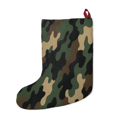 Camouflage Christmas Stocking – Green Camo Holiday Stocking