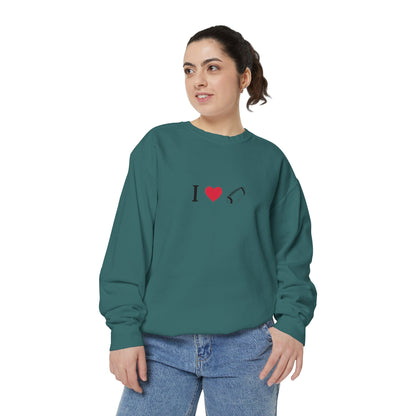 Unisex Sweatshirt, I love Football, Cozy, Perfect for Everyday Wear, Gift Idea for Friends, Couples, and Special Occasions - TRV