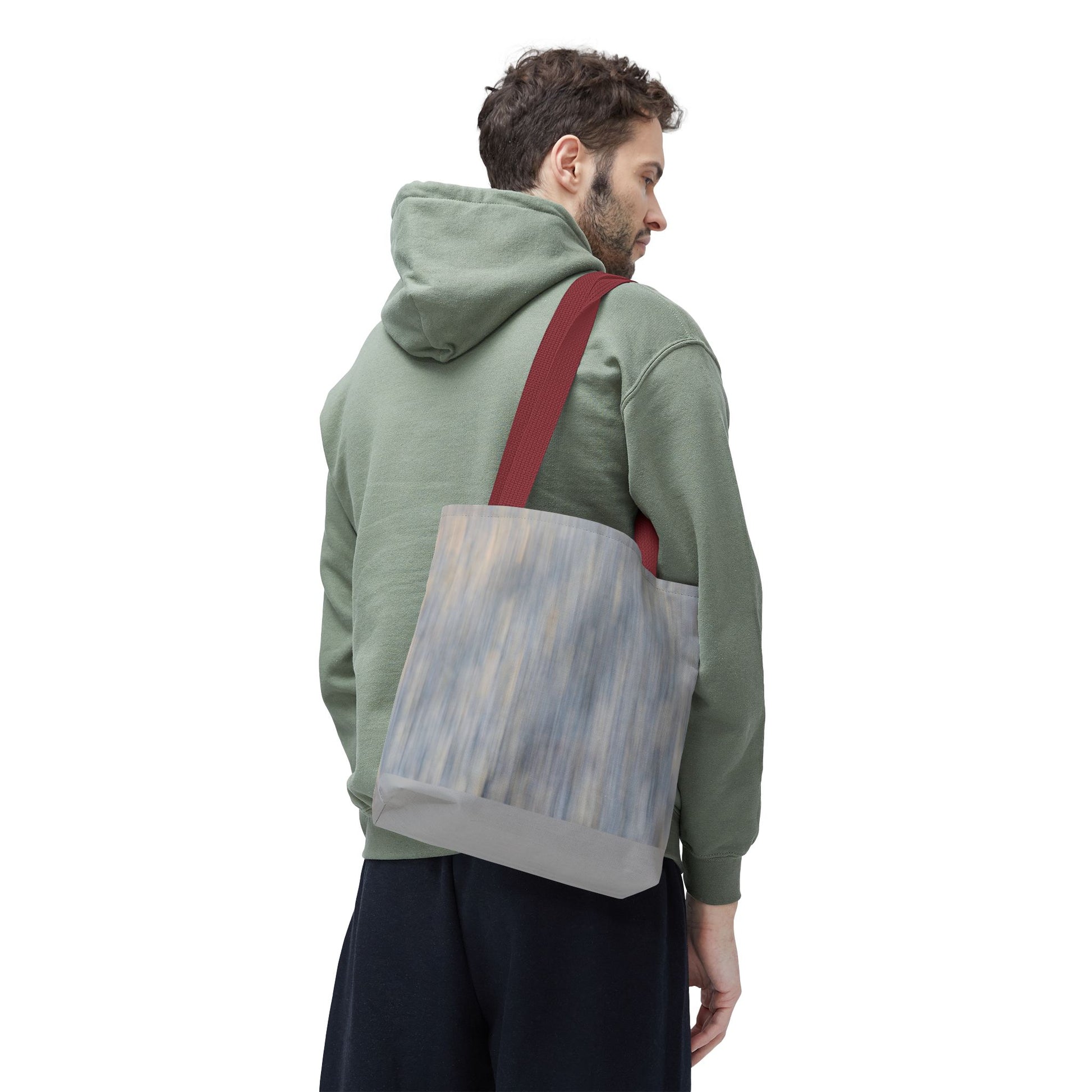 Abstract Textured Tote Bag - Stylish and Versatile for Everyday Use - TRV