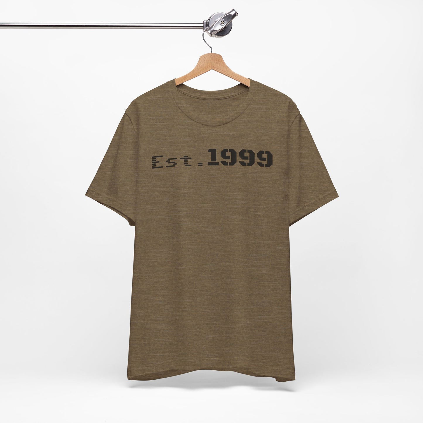 Established 1999 Unisex Tee | Vintage Birth Year Shirt, Casual Birthday Gift, Personalized Family Reunion Apparel, Retro Style [...] - TRV
