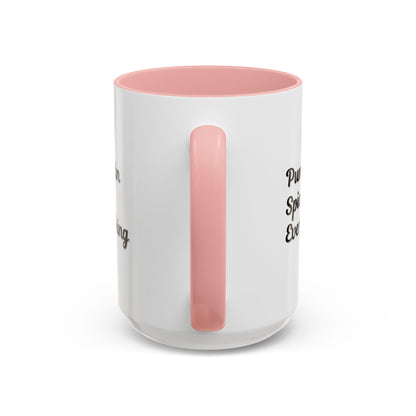 Pumpkin Spice Everything Accent Coffee Mug — Fall Seasonal 11/15oz