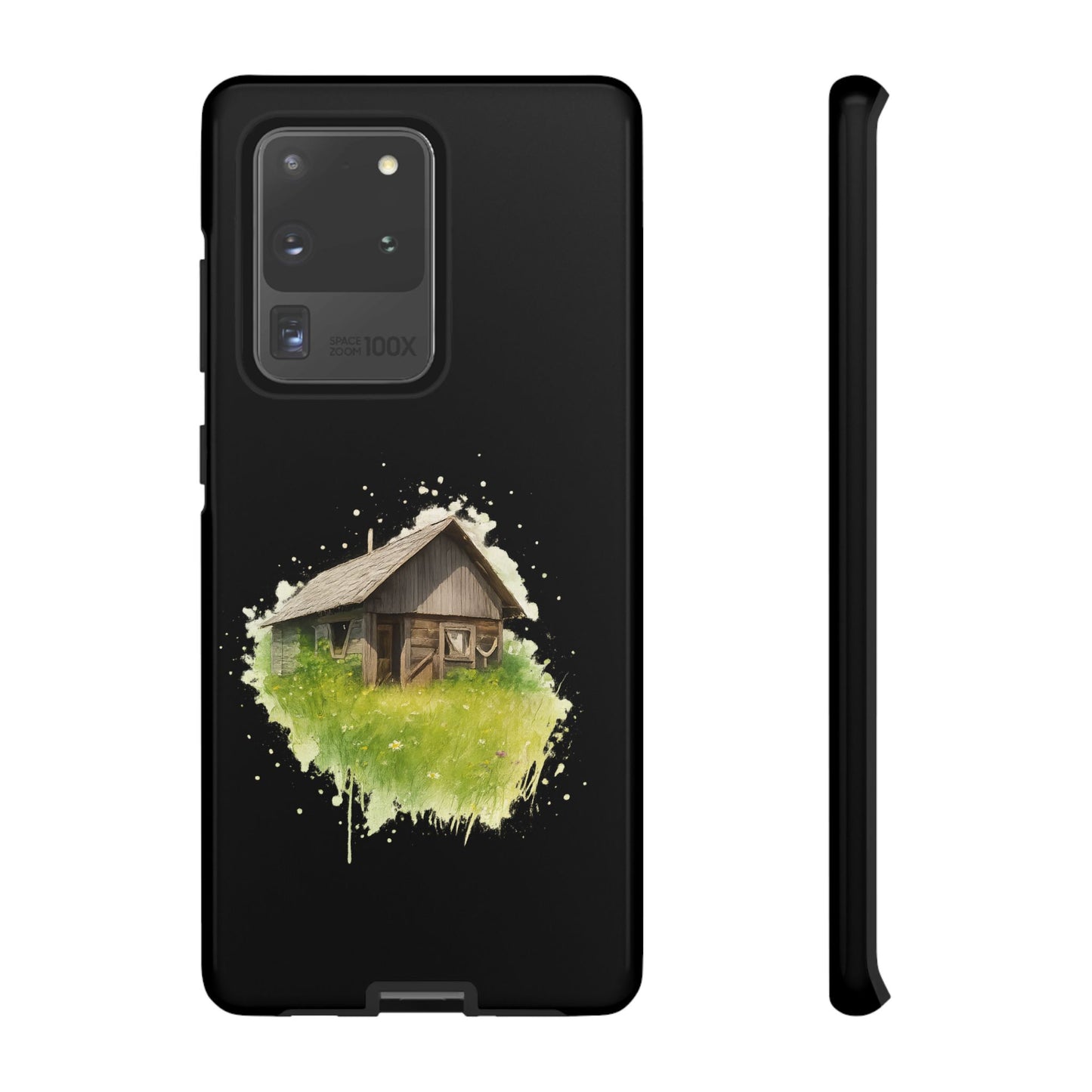 Rustic Farmhouse Phone Case, Cute Cottage Design, Tough Cases for Nature Lovers, Eco-Friendly Gift, Customizable Tech Accessories - TRV