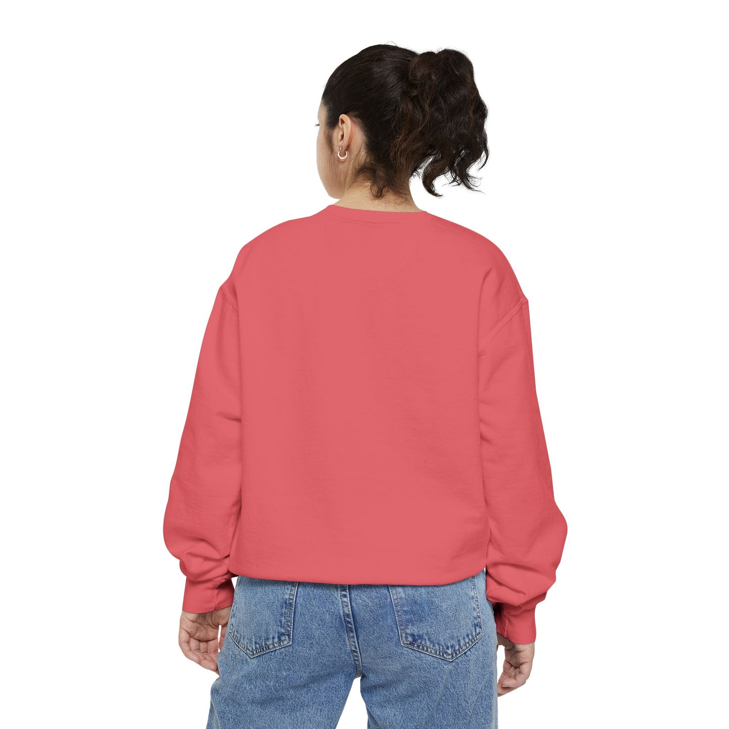 Minimalist Unisex Sweatshirt with Hand Design - Cozy & Stylish