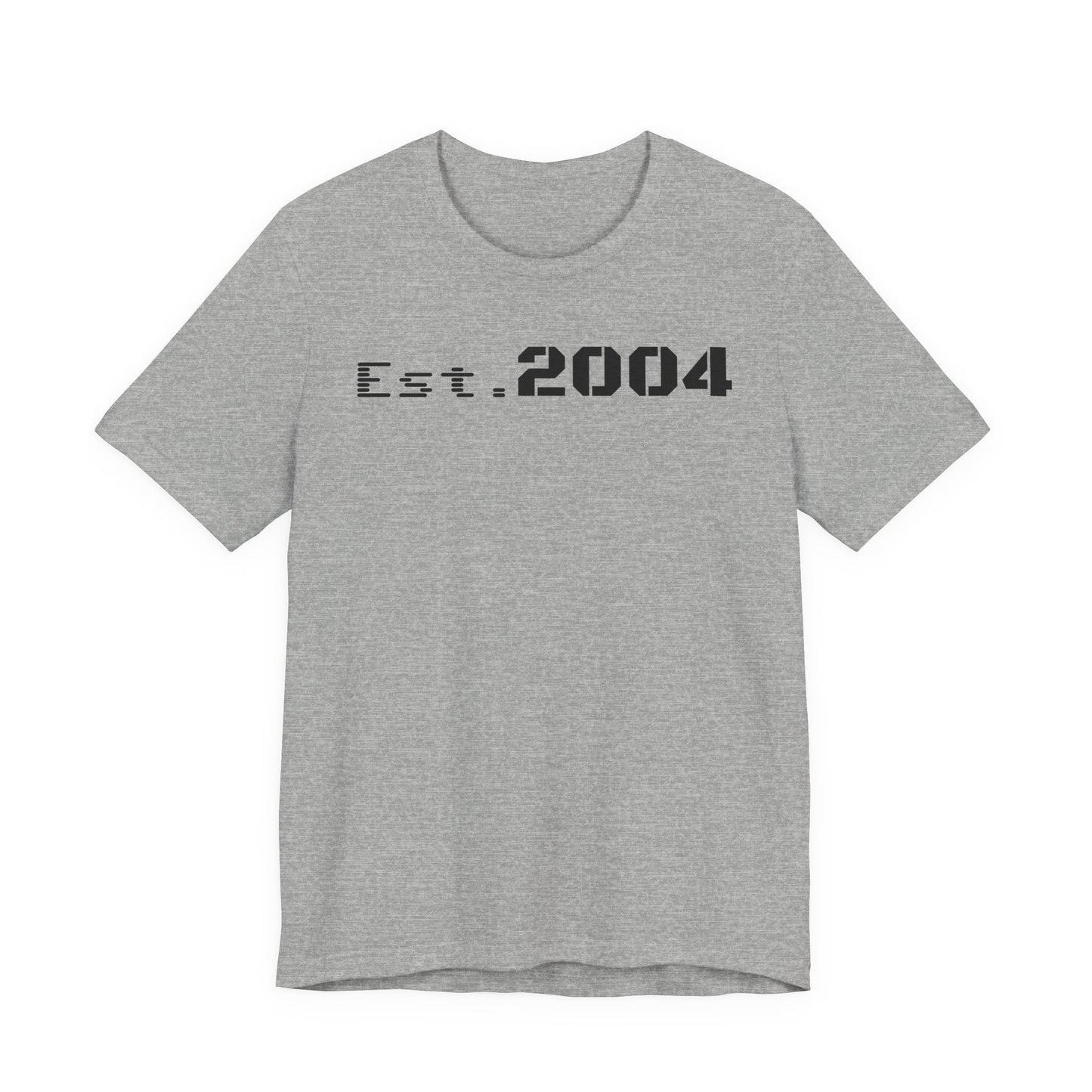 Est. 2004 Unisex Jersey Tee - Vintage Style Graphic Shirt, Casual Wear, Gift for Birthdays, Anniversaries, Celebrations