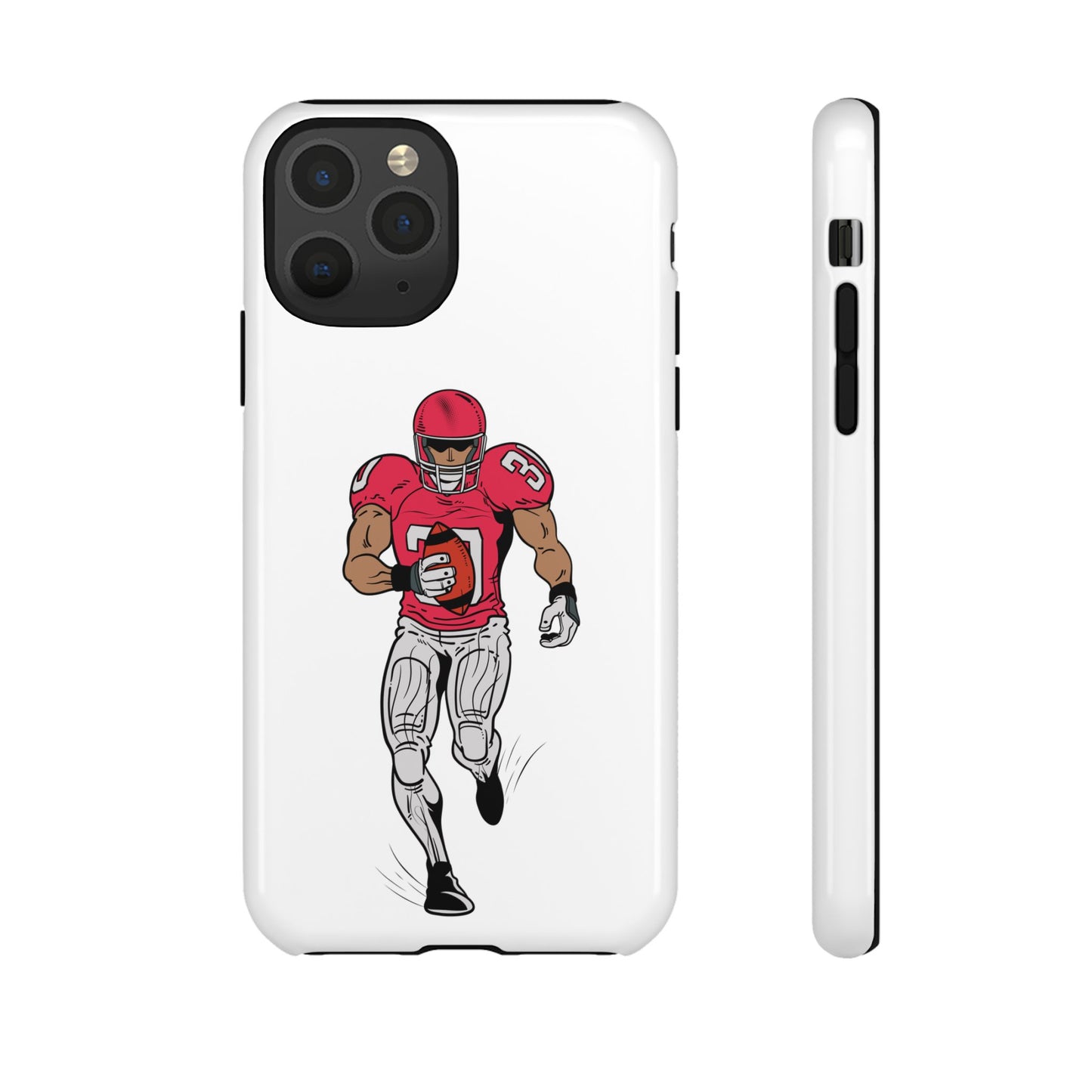 Football Player Tough Case, Sports Phone Cover, Athlete Gift, Tough Phone Case, Fall Sports, Football Lover's Accessory - TRV