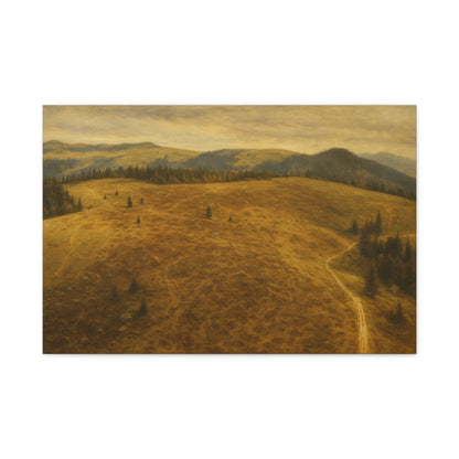 Stretched Canvas Art Print, Landscape Wall Decor, Nature Photography, Rustic Home Decor, Gifting, Earthy Art - TRV