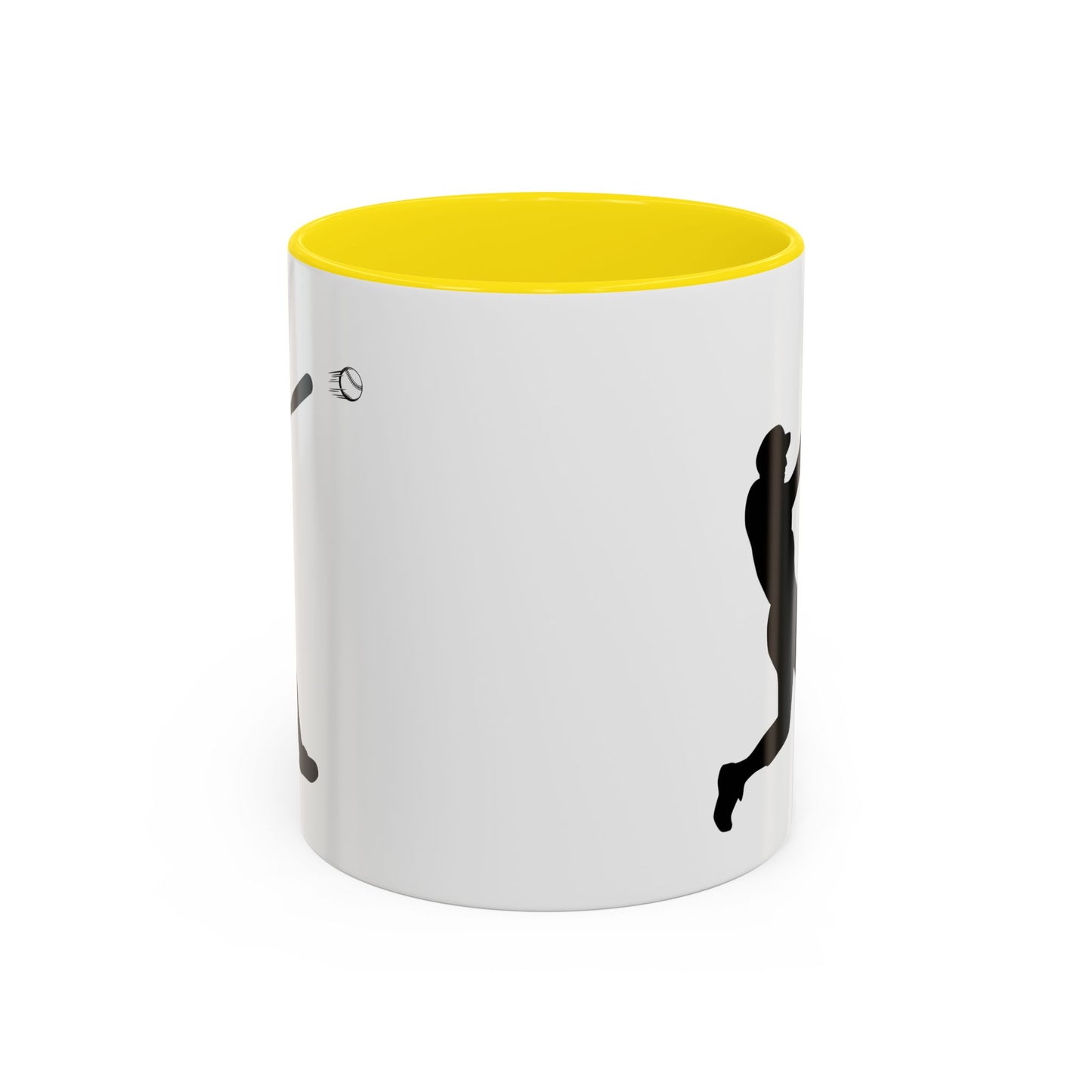Baseball Player Accent Coffee Mug, Sports Gift, Baseball Lover Mug, Unique Coffee Cup, Personalized Sports Mug - TRV