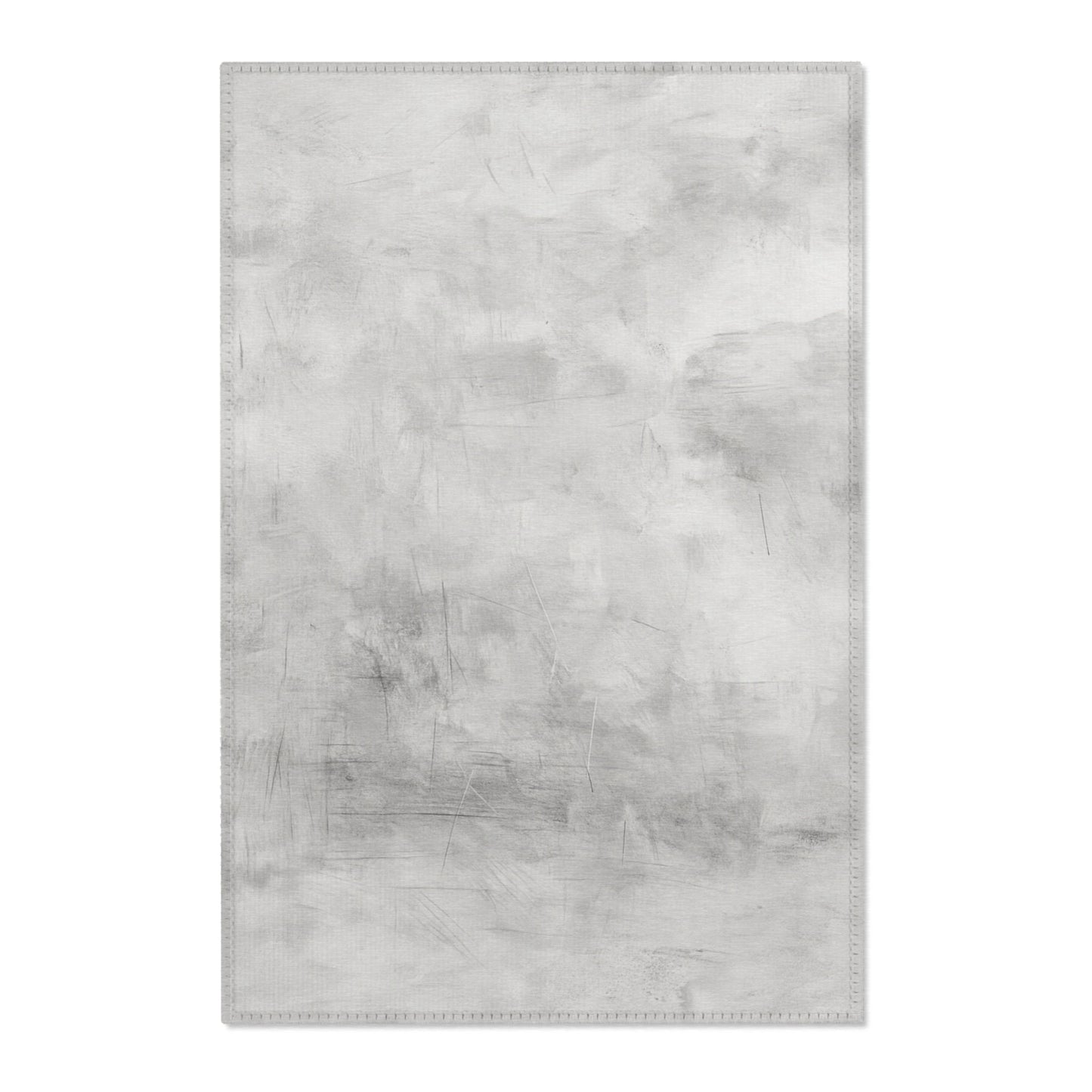 Modern Printify minimalist area rug with simple geometric design, ideal for living room or bedroom decor.