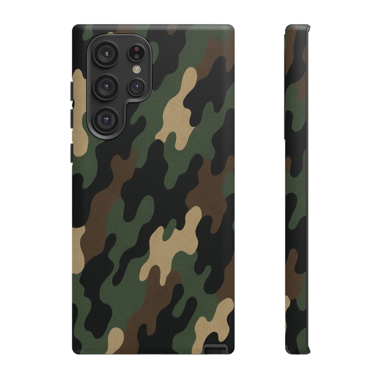 Camouflage tough phone case by Printify featuring rugged camo design and durable protective cover for smartphones.