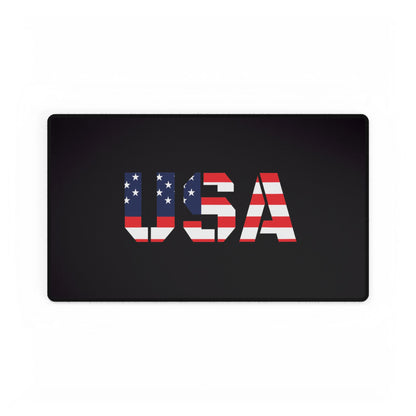 Patriotic Desk Mat | Desk Accessories for Home Office, USA Pride, Gamer Gear, Workstation Decor, Unique Gifts