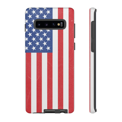 American Flag Phone Case - Patriotic Cell Cover, Tough Cases, USA Pride, Independence Day Gift, Veteran's Day, Phone Protection - TRV