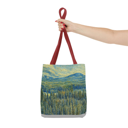 Nature-Inspired Tote Bag, Eco-Friendly Carryall, Bohemian Style Purse, Art Tote, Great Gift for Nature Lovers, Shopping Bag, Travel [...] - TRV