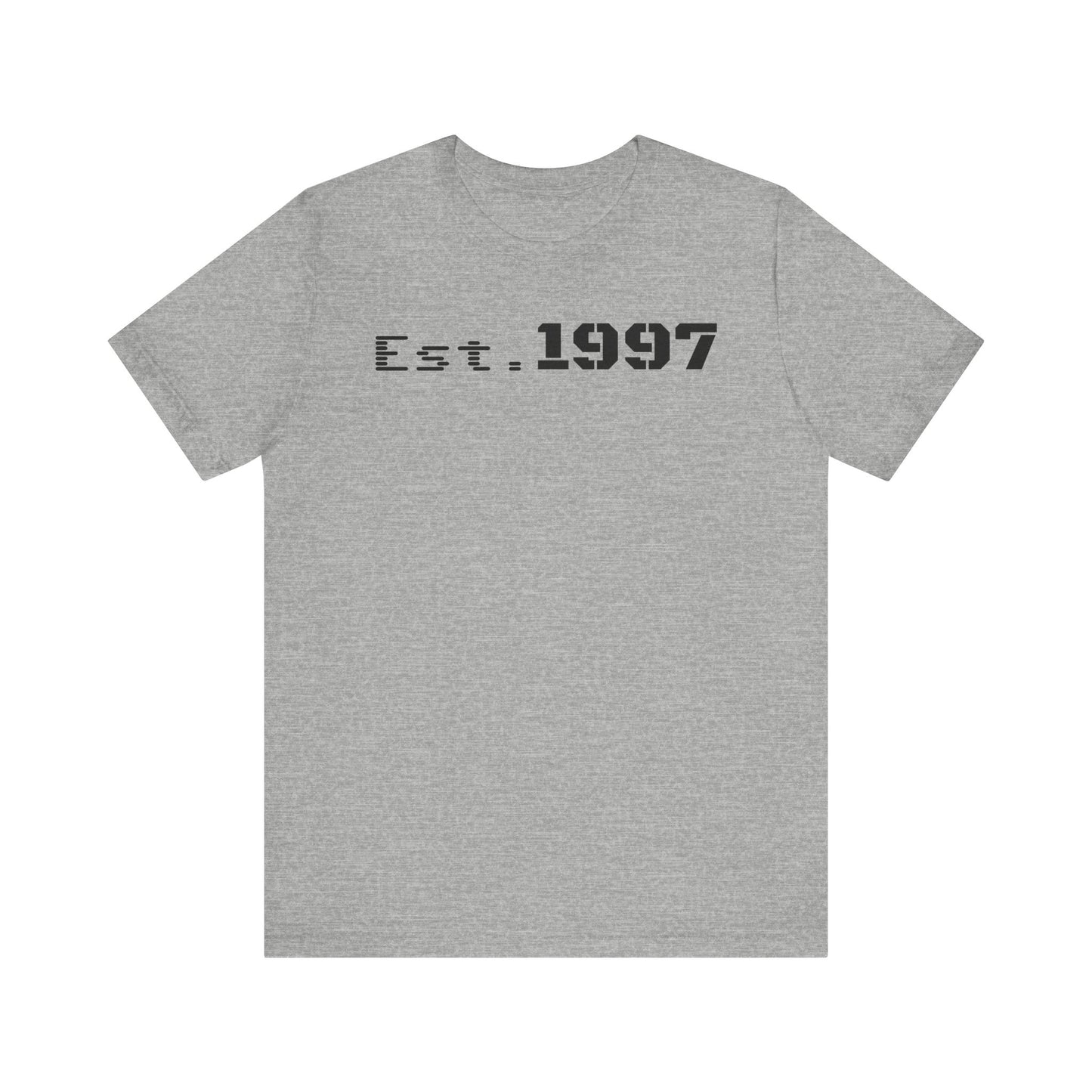 Est. 1997 Unisex Jersey Short Sleeve Tee - Vintage Style, Perfect for Birthdays, Casual Wear, Gifts, Anniversaries, Retro Fashion