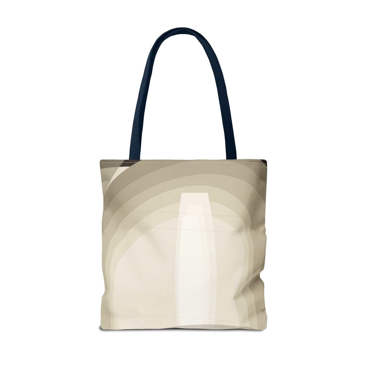 Neutral Abstract Light Beam Tote Bag | Minimalist Geometric Pattern