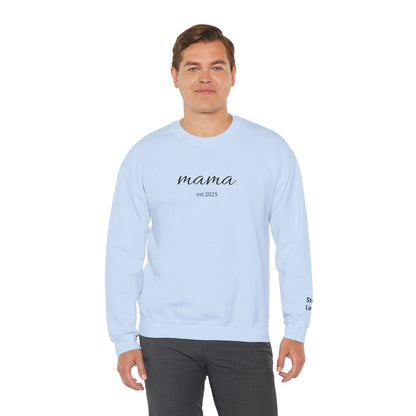 mama sweatshirt | simple script mom pullover - TRV