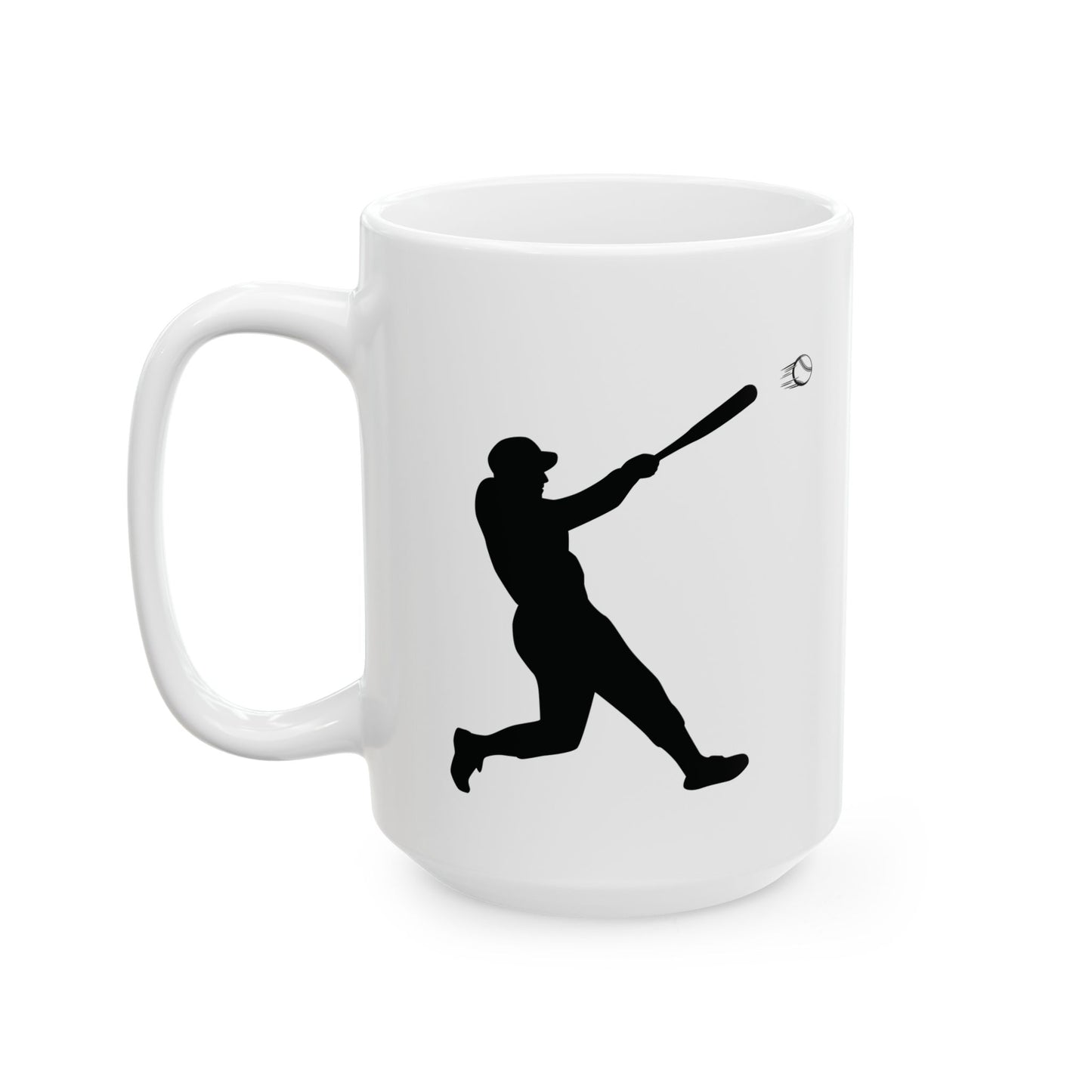 Baseball Ceramic Mug for Athletes, Motivational Gift for Coaches, Perfect for Birthdays, Team Events, or Just for Coffee Lovers