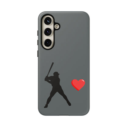 Printify Baseball Love phone case featuring a sports-themed design, durable protective cover for sports fans.