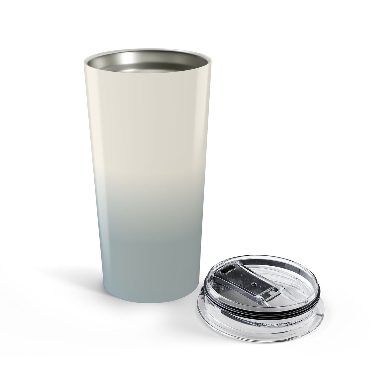 Blue ombre 20oz insulated stainless steel tumbler - view 5