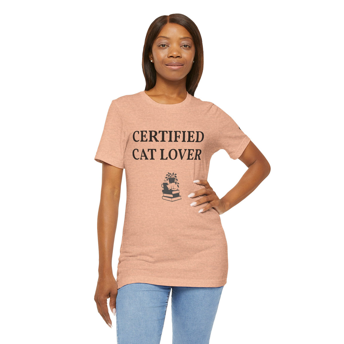 Custom unisex T-shirt from Printify featuring a blank design ready for personalized artwork, made from soft, comfortable fabric.