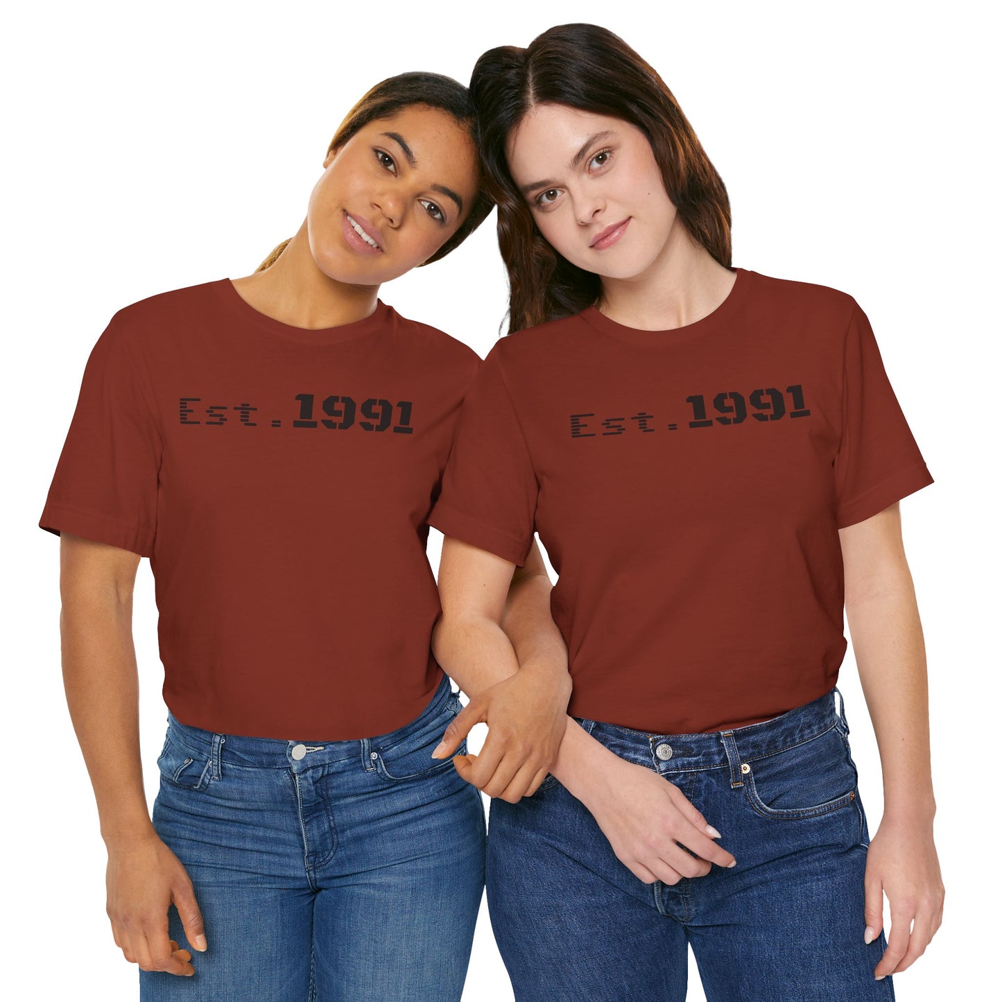 Established 1991 Unisex Jersey Tee | Vintage Anniversary Gift | Casual Wear, Birthday Shirt, Retro Style, Statement Tee, Gift for Him/Her - TRV