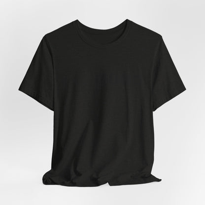 Black graphic T-shirt from Printify with "Established 2008" and minimal design, casual fit, and soft fabric.