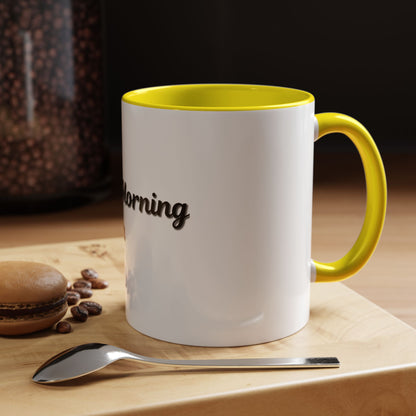 Not a Morning Person Coffee Mug - Funny Accent Mug for Coffee Lovers, 11/15oz - TRV