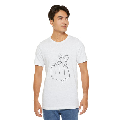 Minimalist Hand Sign Unisex Tee | Casual Everyday Wear | Perfect for Gift Givers