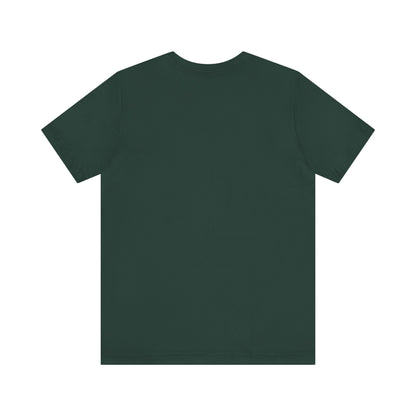 Romania flag T-shirt by Printify featuring a minimal waving tricolor design on a casual cotton tee.