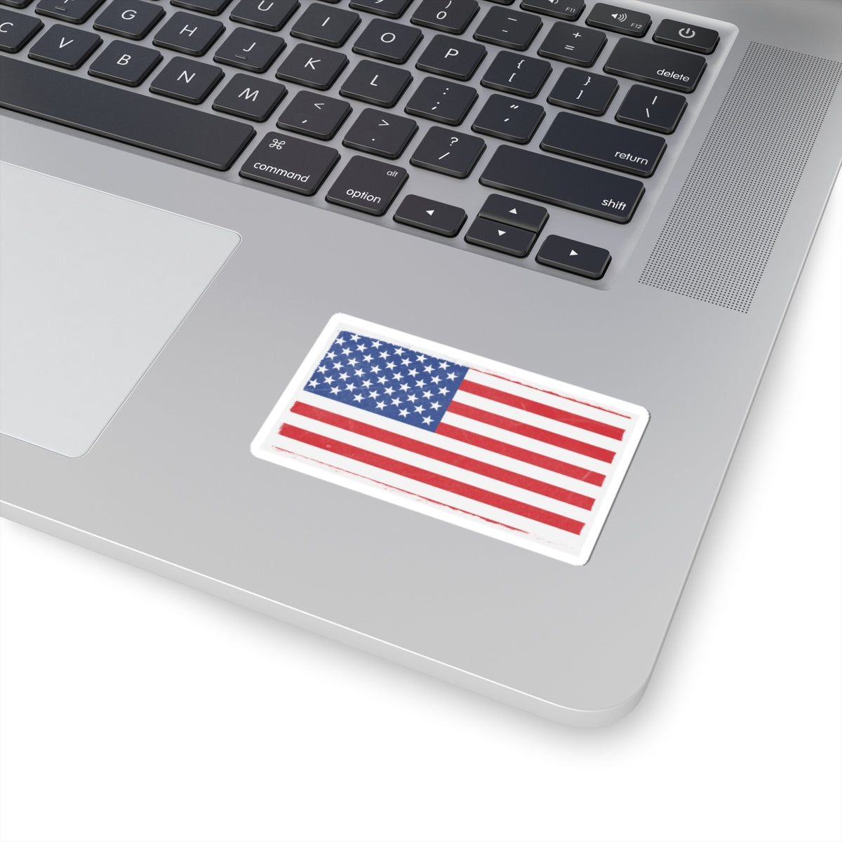 USA flag kiss-cut sticker featuring a patriotic design, perfect for Independence Day decorations and paper craft projects.