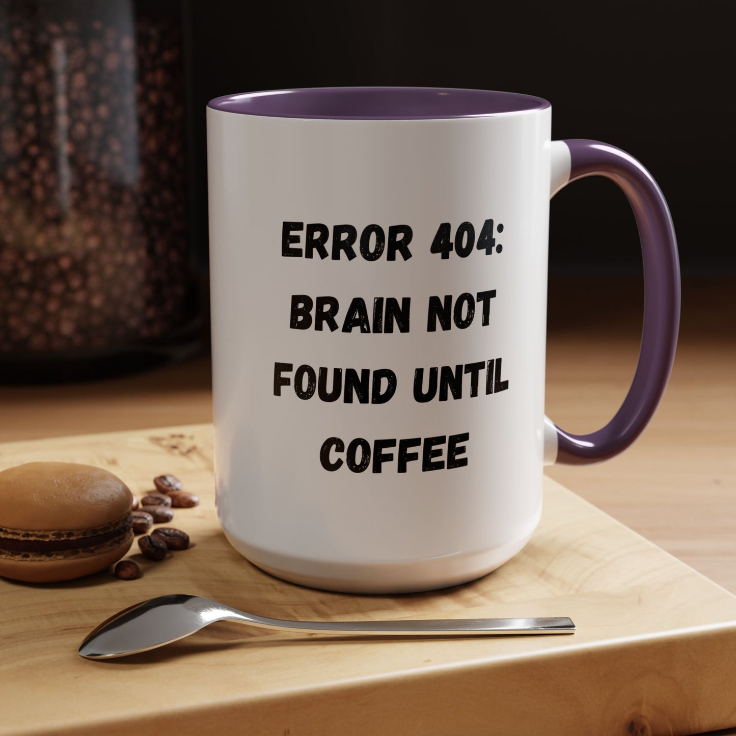 Error 404 Coffee Mug - Perfect for Your Daily Brew, Gift for Programmers, Humor for Coffee Lovers, Office Desk Decor, Nerdy Kitchenware