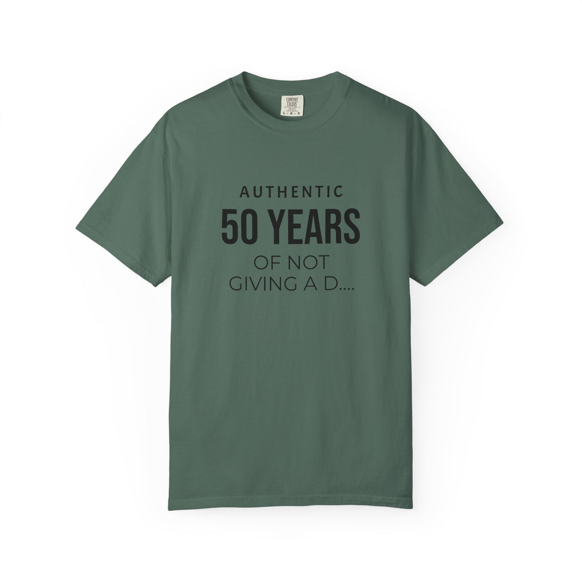 Custom garment-dyed T-shirt by Printify featuring a comfortable fit and vibrant color, perfect for personalized design.