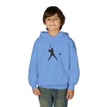 Baseball Themed Youth Hoodie, Sports Sweatshirt, Kids Gift, Youth Apparel, Baseball Fan Gear, Athletic Hoodie