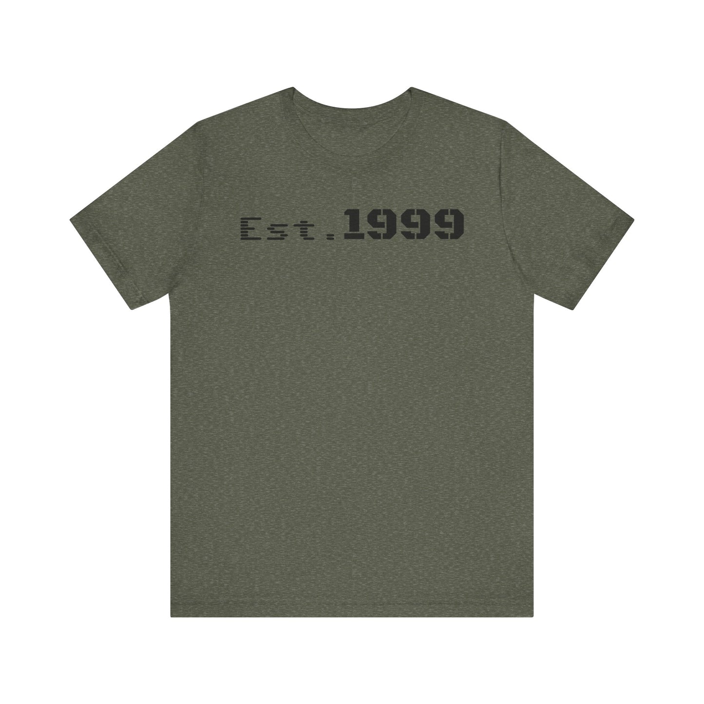 Established 1999 Unisex Tee | Vintage Birth Year Shirt, Casual Birthday Gift, Personalized Family Reunion Apparel, Retro Style [...] - TRV